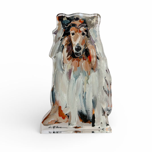 "Rough Collie" acrylic