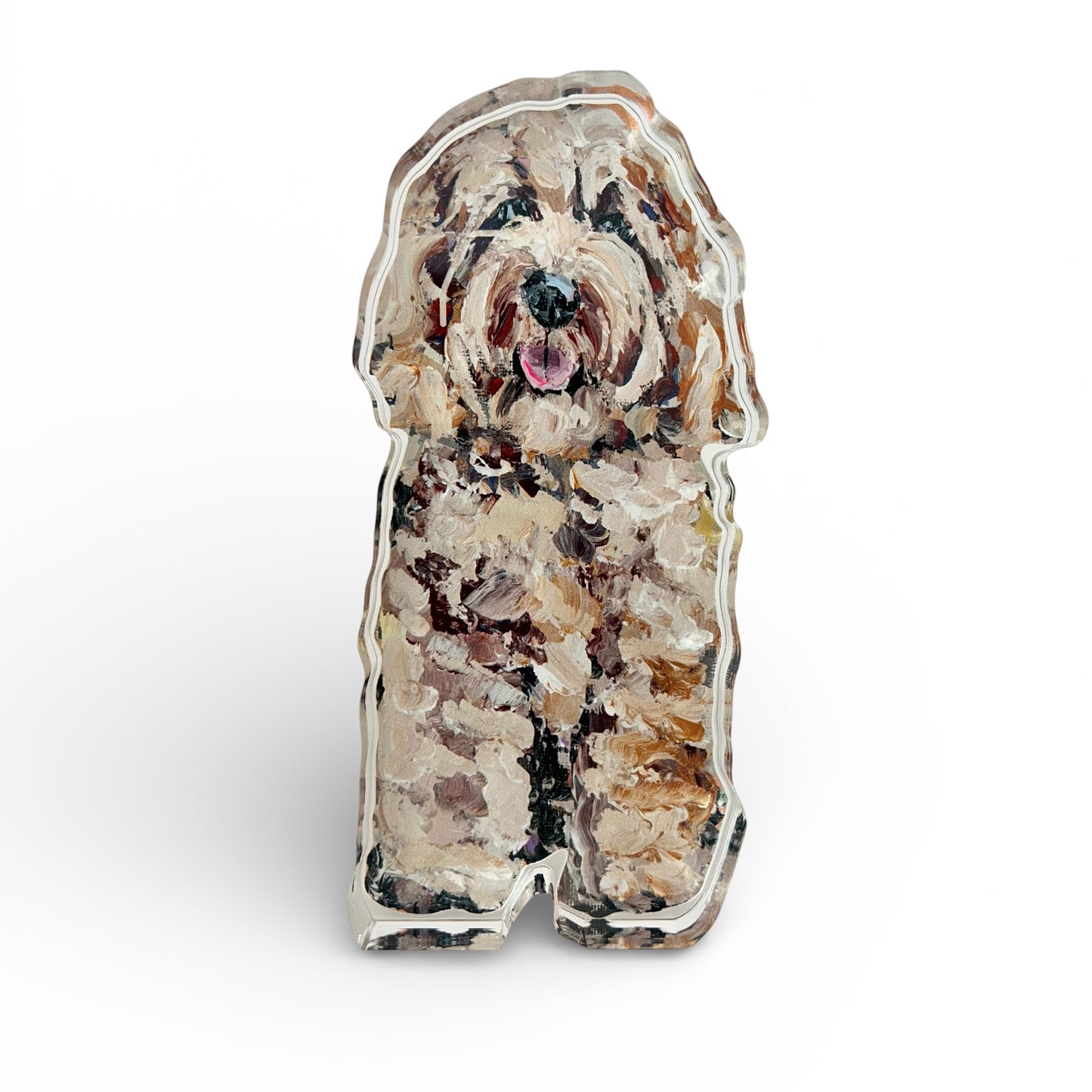 "Cockapoo Blonde" acrylic