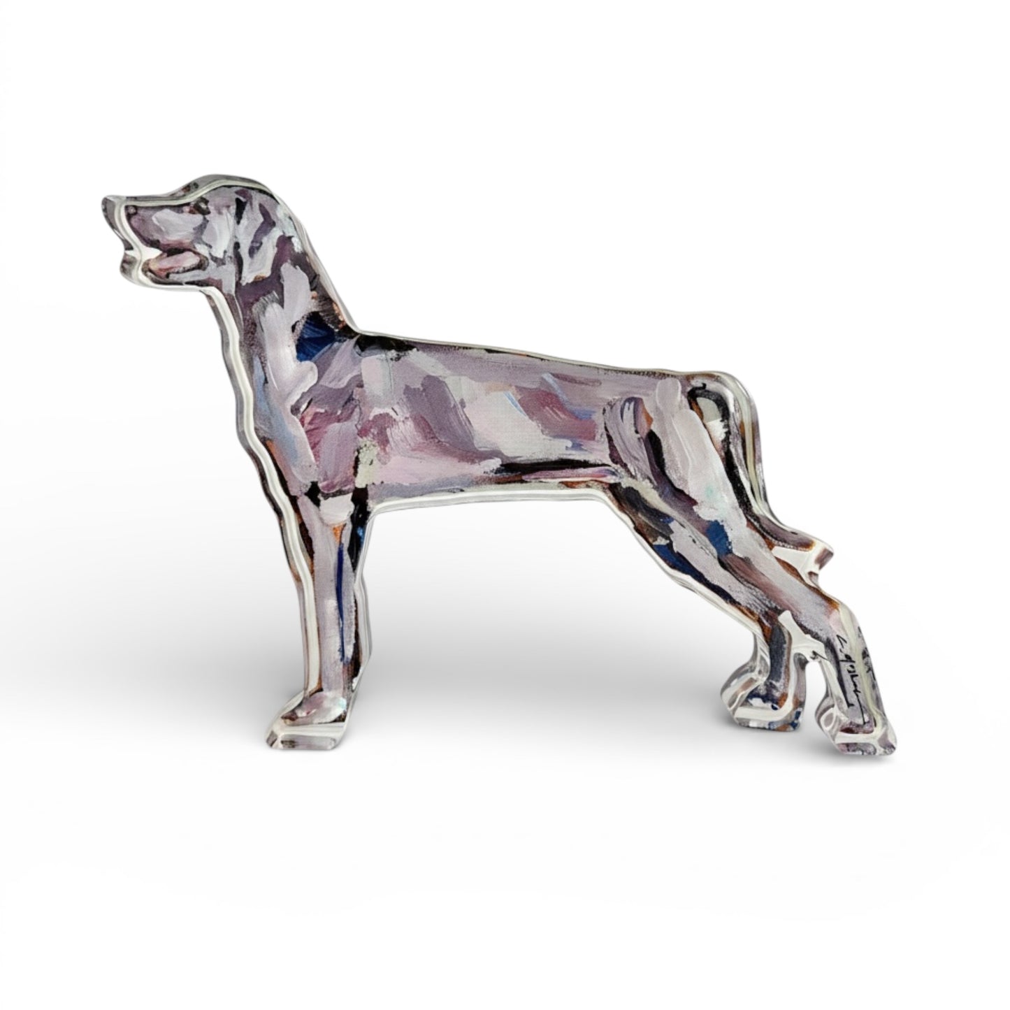 "Weimaraner" acrylic