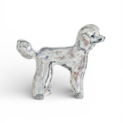 "Poodle White" acrylic