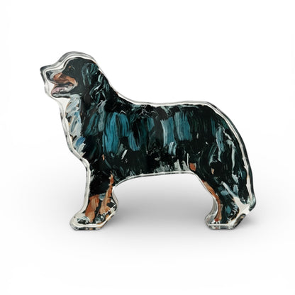 "Bernese Mountain Dog" acrylic