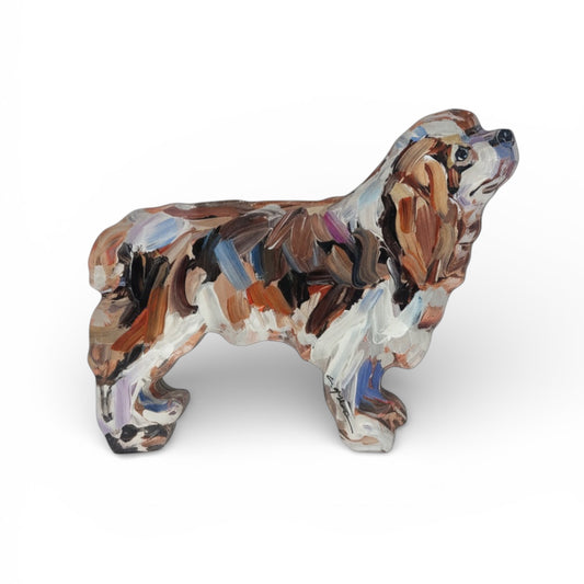 "Cavalier King Charles Blenheim" acrylic