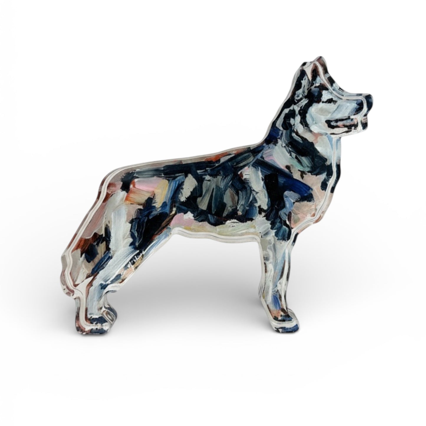 "Siberian Husky" acrylic