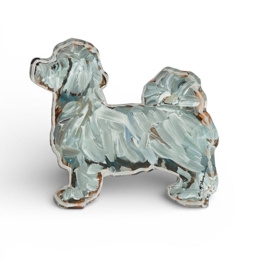 "Maltese Short Haired" acrylic