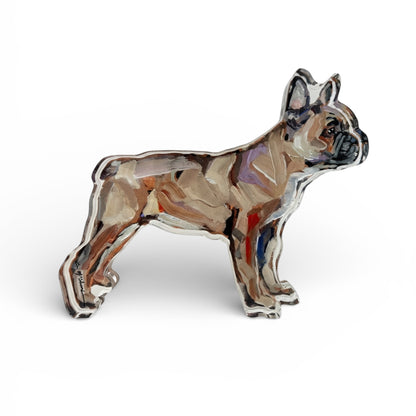 "Frenchie Blonde" acrylic