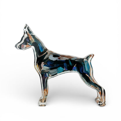 "Doberman" acrylic