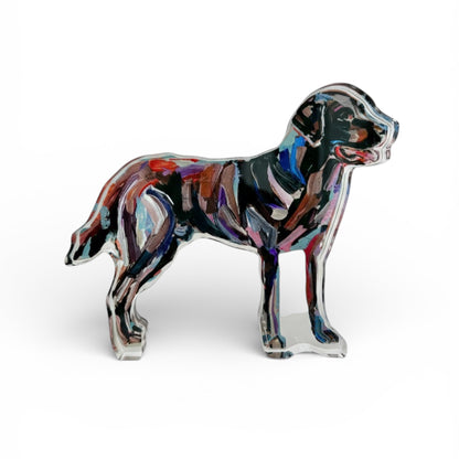 "Lab Chocolate" acrylic