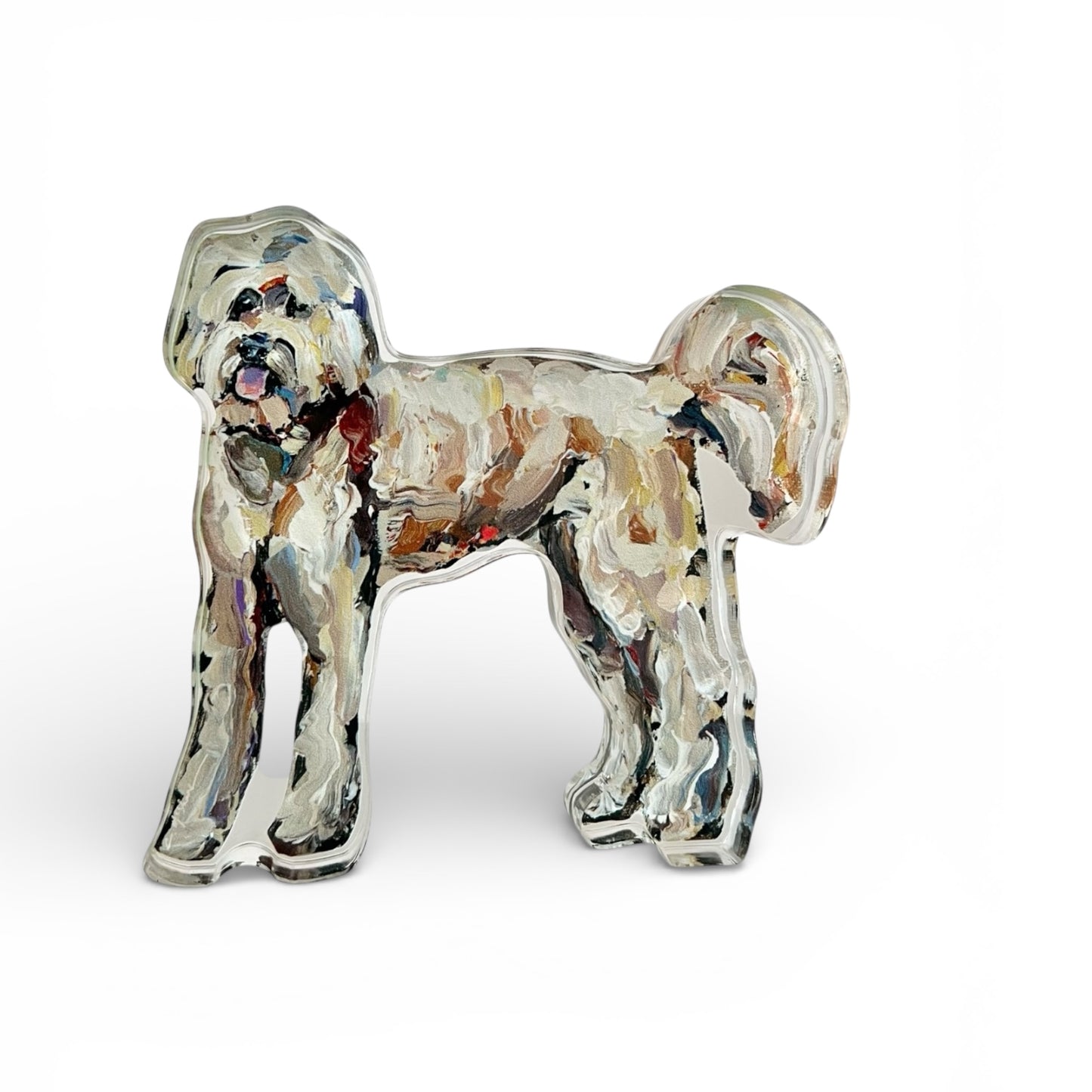 "Doodle Love" acrylic