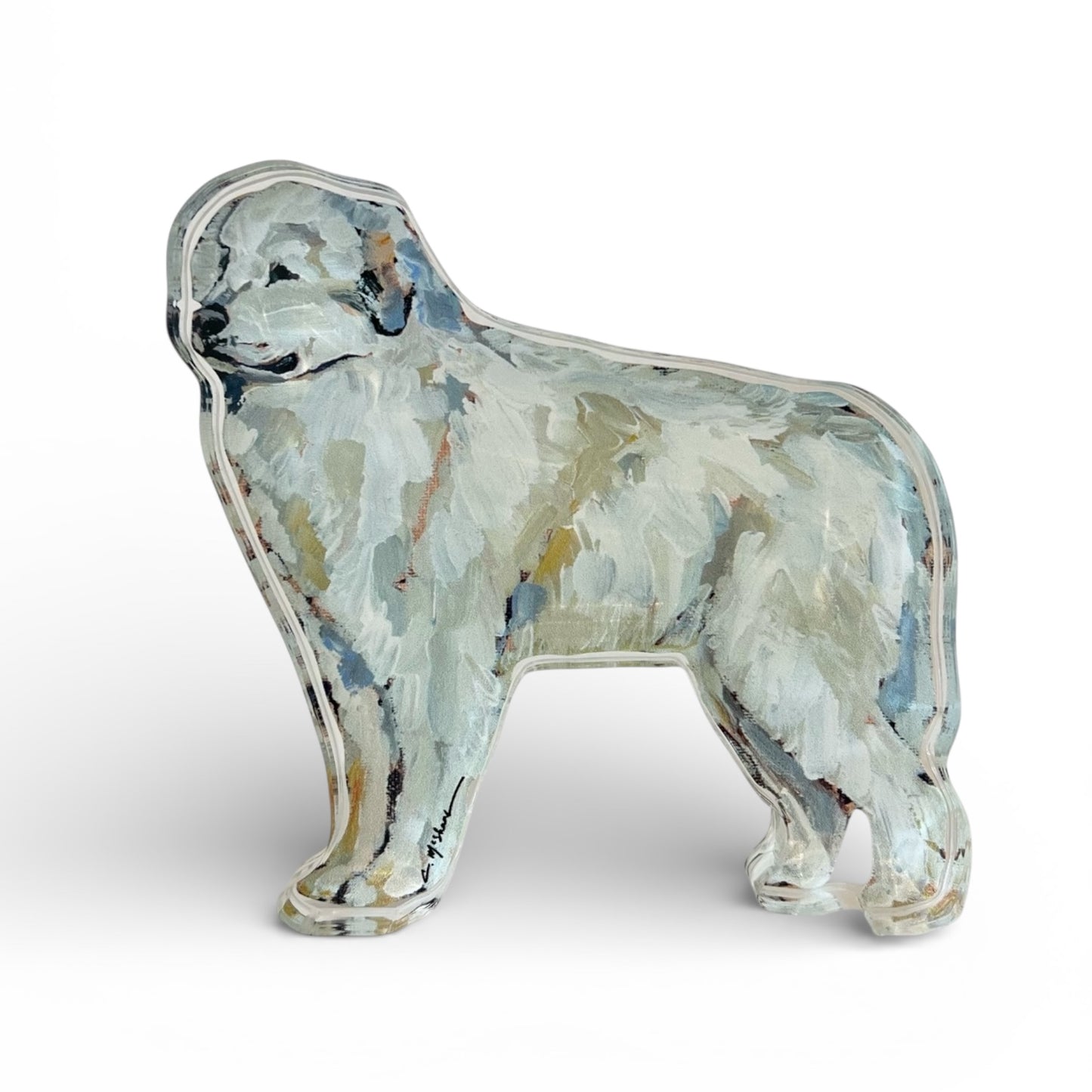 "Great Pyrenees" acrylic