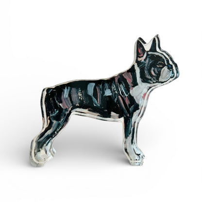 "Boston Terrier" acrylic