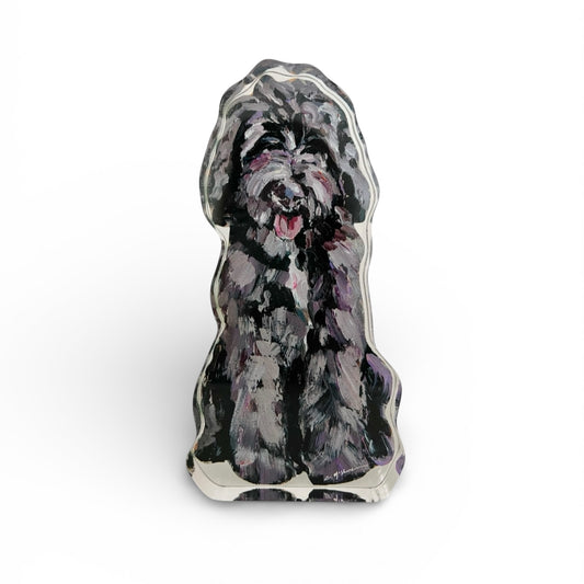 "Goldendoodle Chocolate" acyrlic