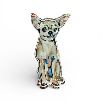 "Chihuahua Light sitting" acrylic
