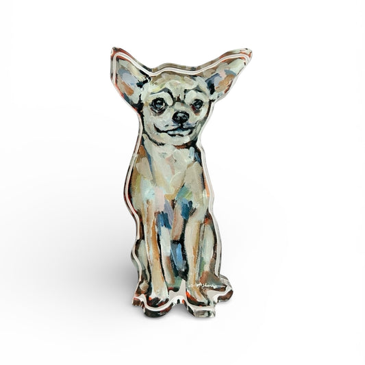 "Chihuahua Light sitting" acrylic