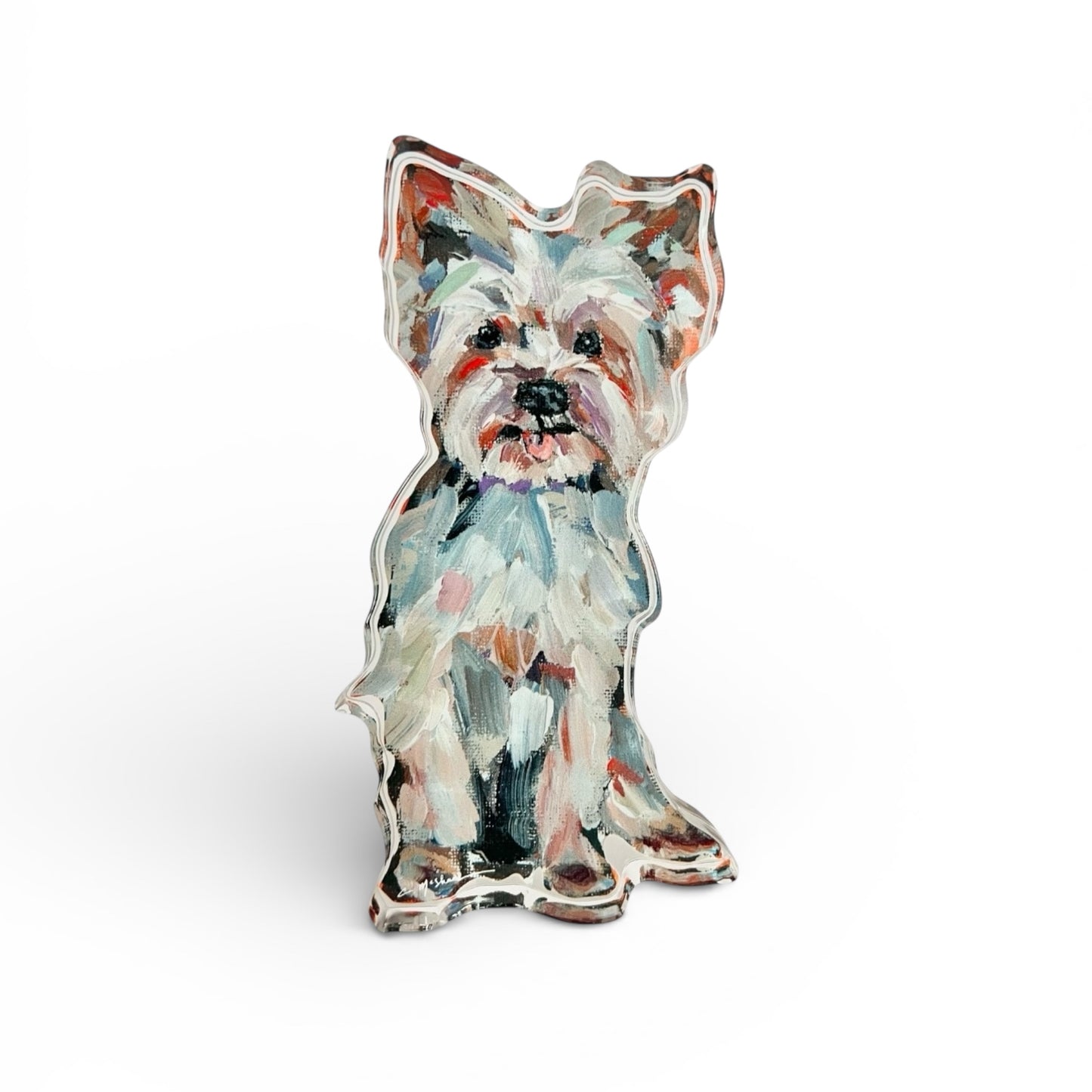 "Yorkie Light" acrylic