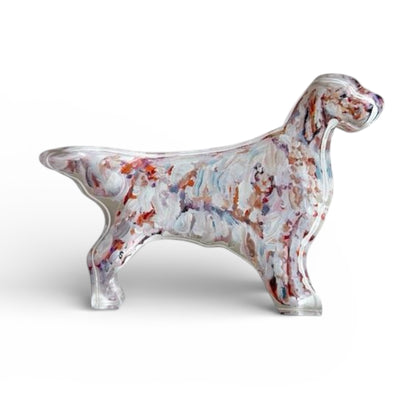 "English Setter Light" acrylic