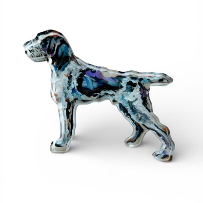 "German Wirehaired Griffon" acrylic