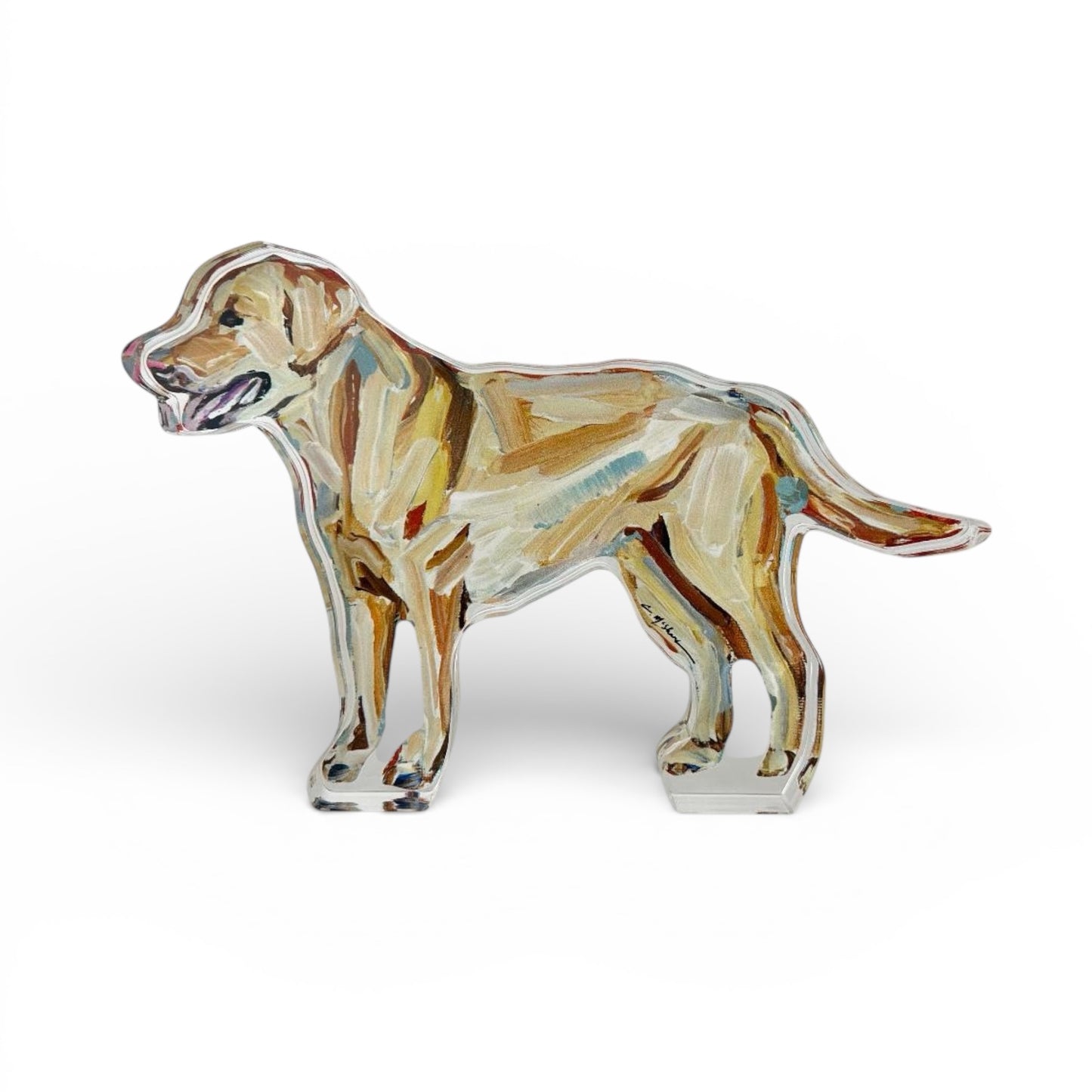 "Lab Yellow" acrylic