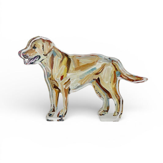 "Lab Yellow" acrylic