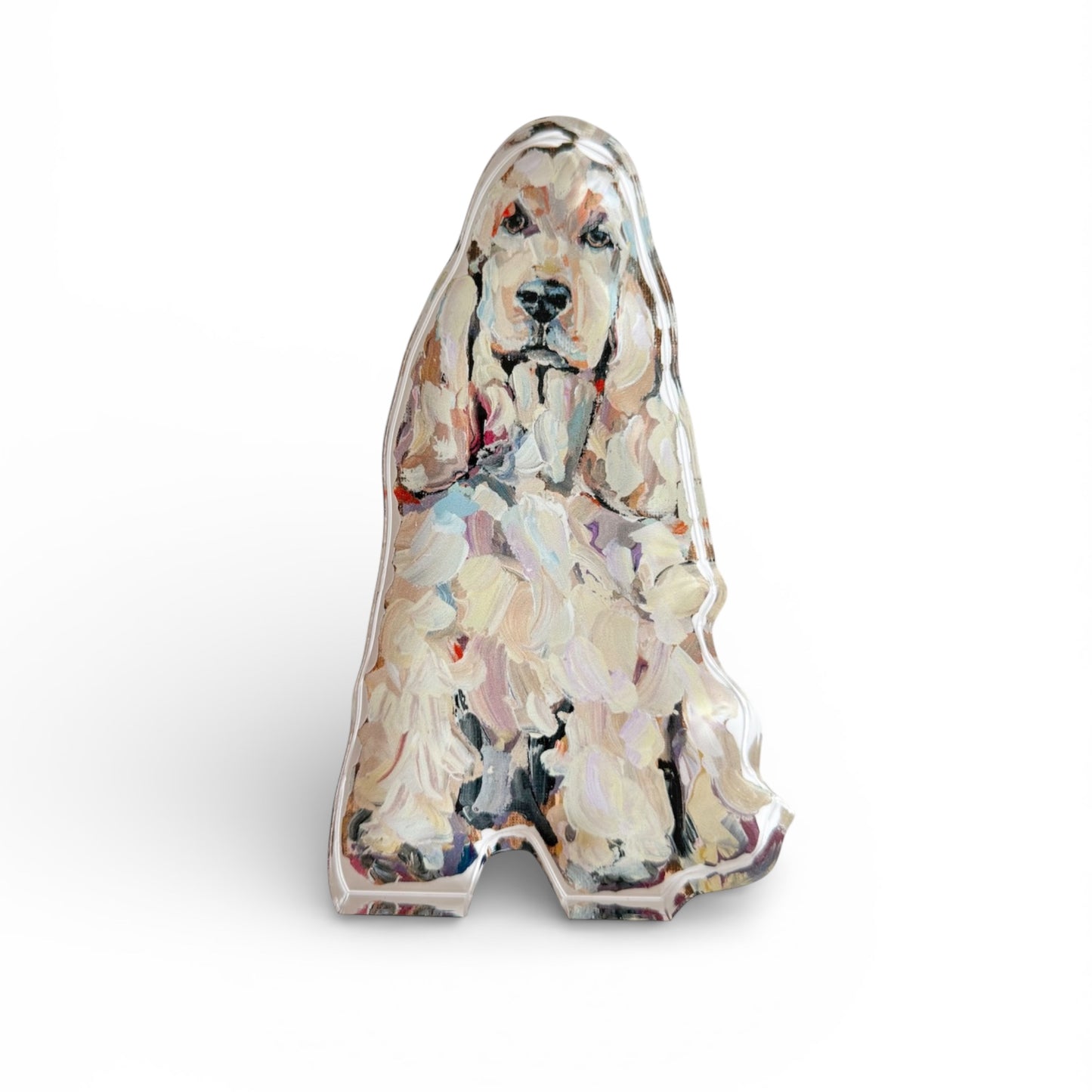 "English Cocker Light" acrylic