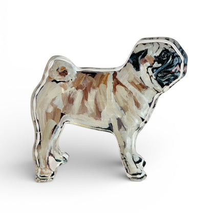 "Pug Fawn" acrylic