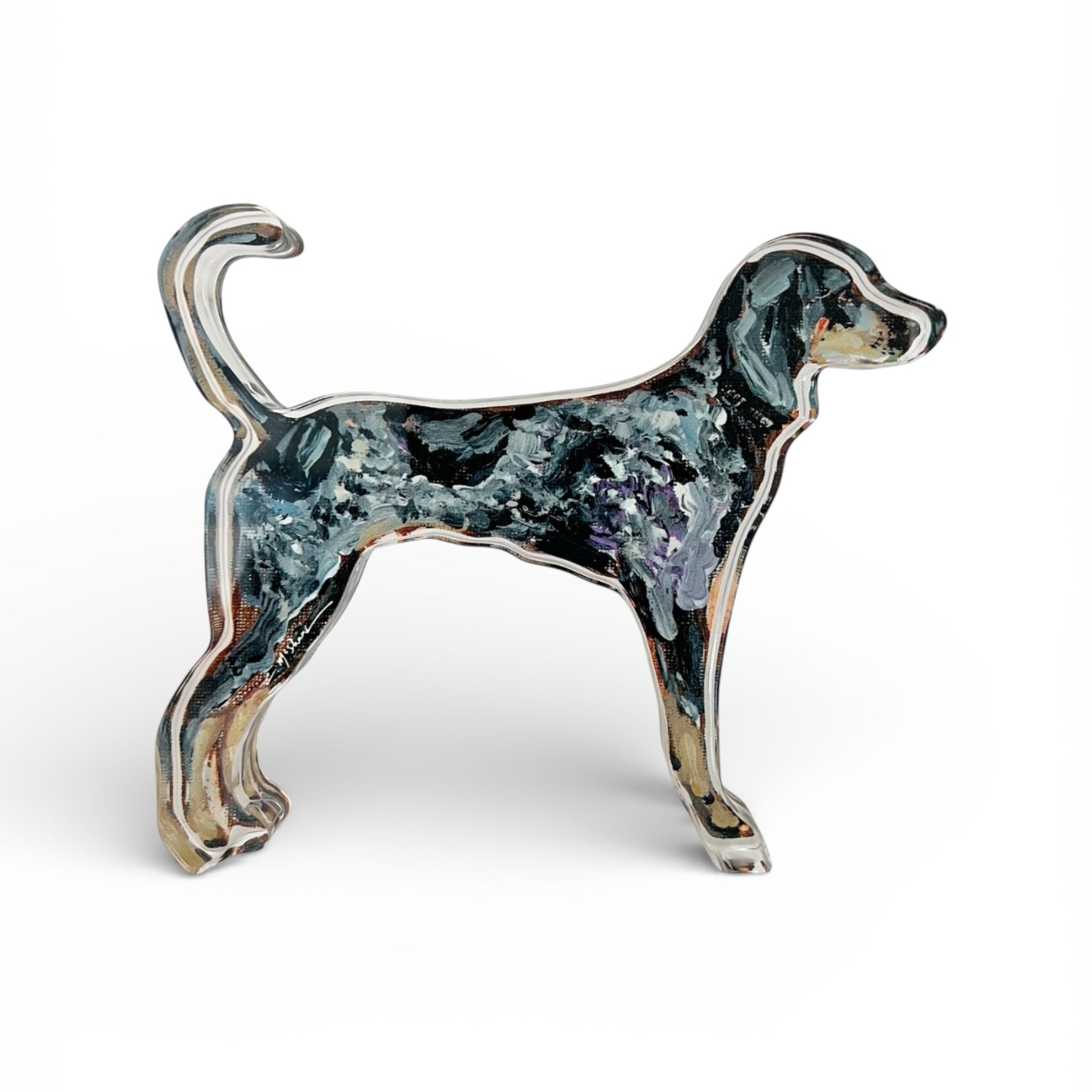 "Bluetick Coonhound" acrylic