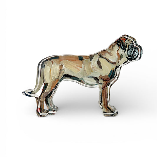 "Bullmastiff Fawn" acrylic