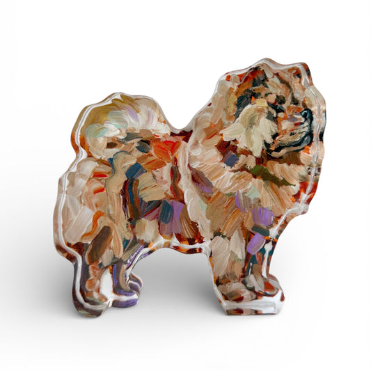 "Chow Chow" acrylic
