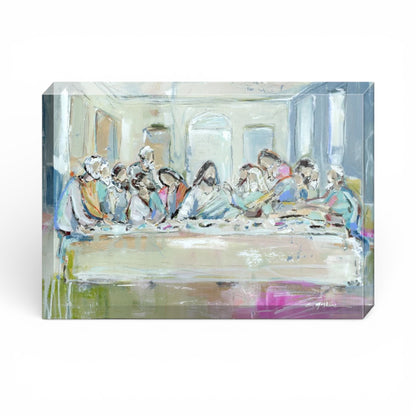 "Legacy Meal II" acrylic block