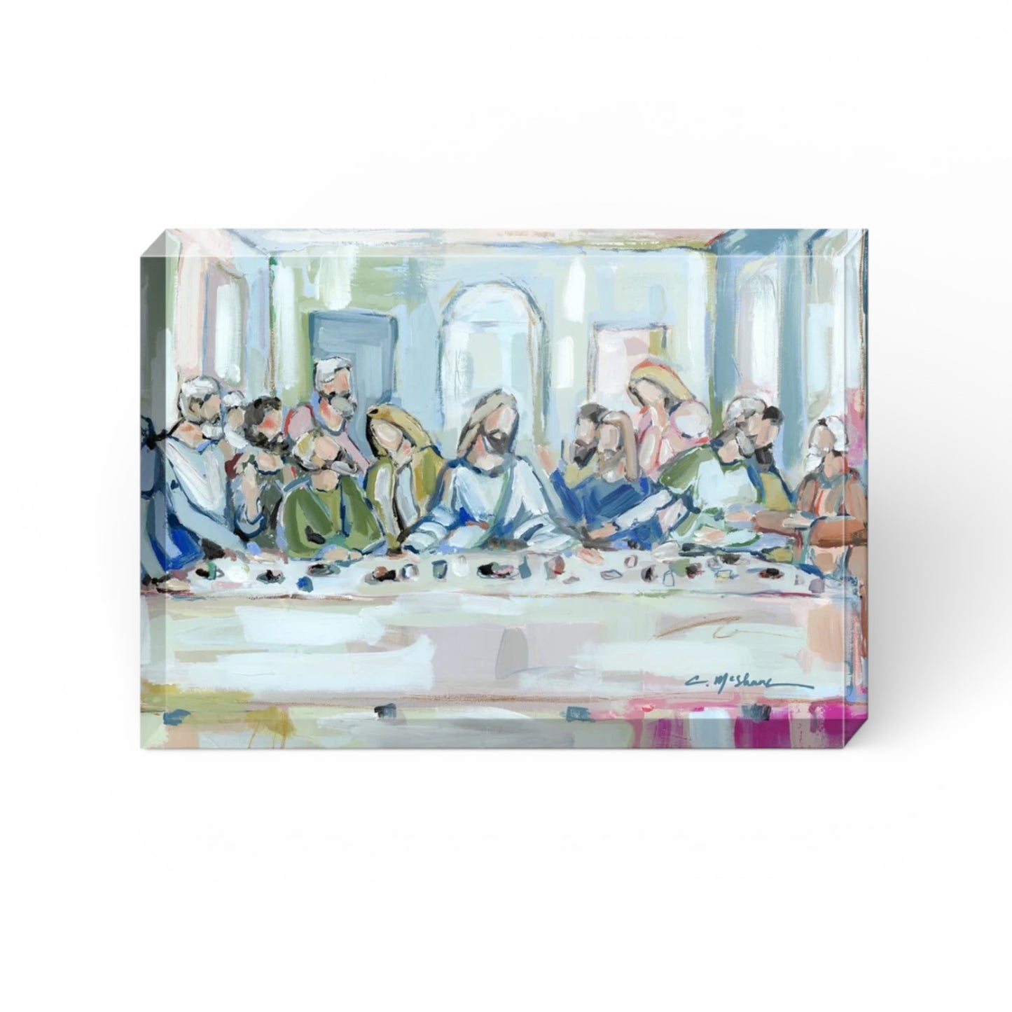 "Legacy Meal VI" acrylic block