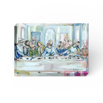 "Legacy Meal VI" acrylic block