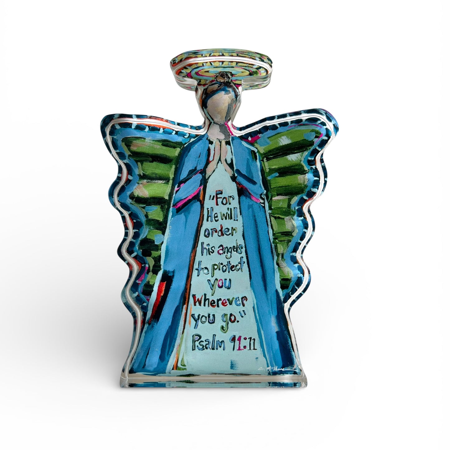 "To Protect You Angel" acrylic