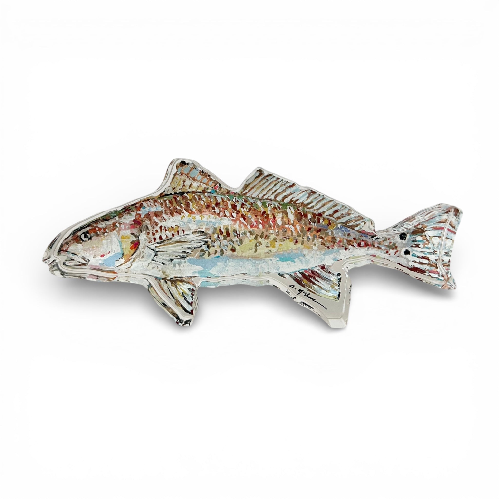 Redfish Acrylic Tabletop Art – Chelsea McShane Art