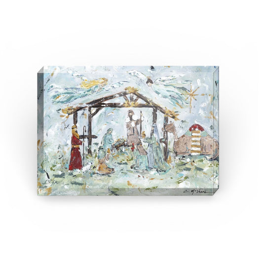 "Nativity" acrylic block