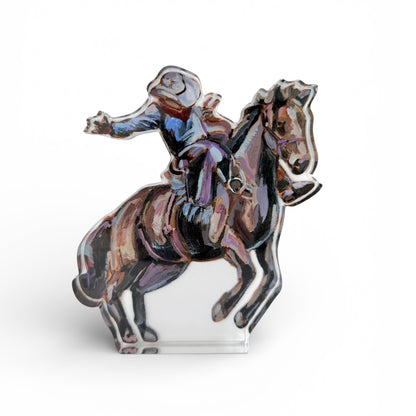 "Rodeo Cowboy" acrylic