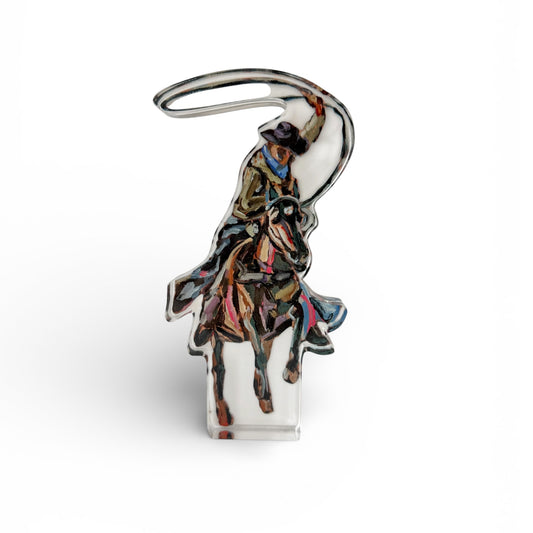 "Rodeo Roper" acrylic