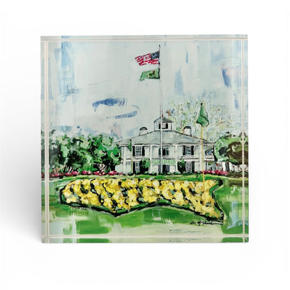 "The Clubhouse" acrylic block