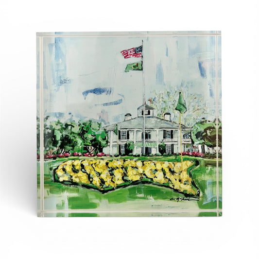 "The Clubhouse" acrylic block