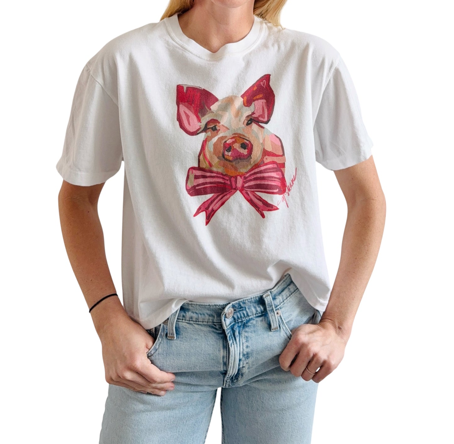 "Pig Love" Comfort Color Art-T-shirt
