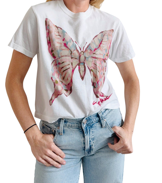 "Butterfly Wishes" Comfort Color Art-T-shirt