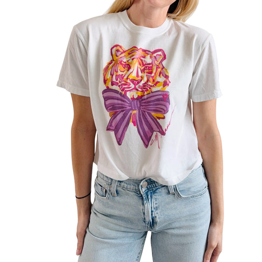 "Tiger Purple Love" Comfort Color Art-T-shirt