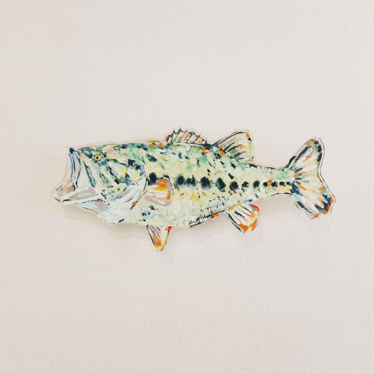 "Gone Fishin" Acrylic Wall Contour