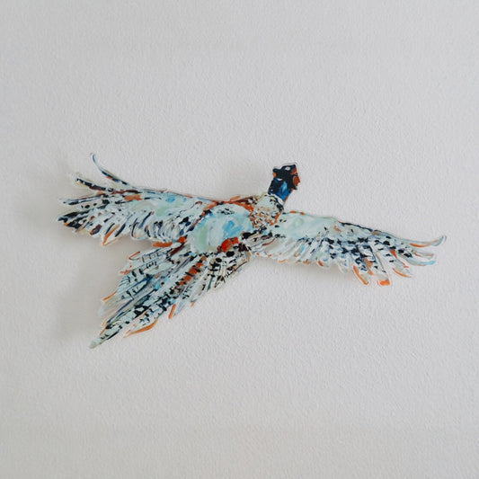 "Pheasant" Acrylic Wall Contour