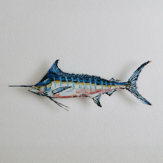 "Blue Marlin" Acrylic Wall Contour