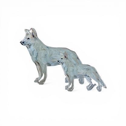 "German Shepherd white" acrylic