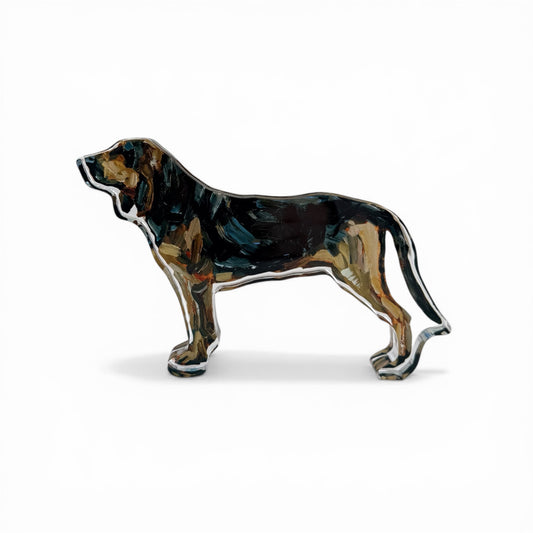 "Bloodhound" acrylic