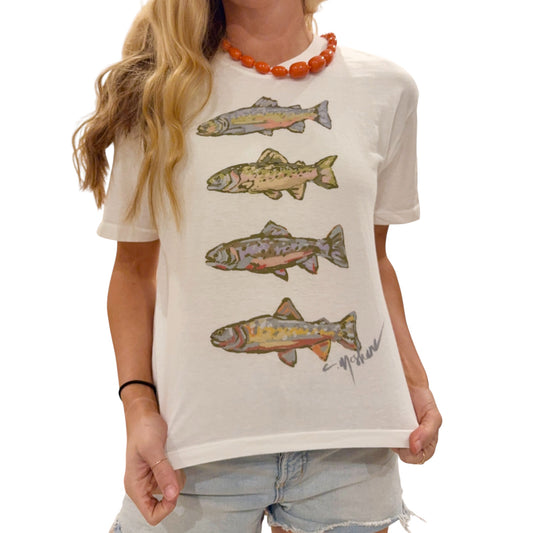 "Trout Love" Comfort Color Art-T-shirt