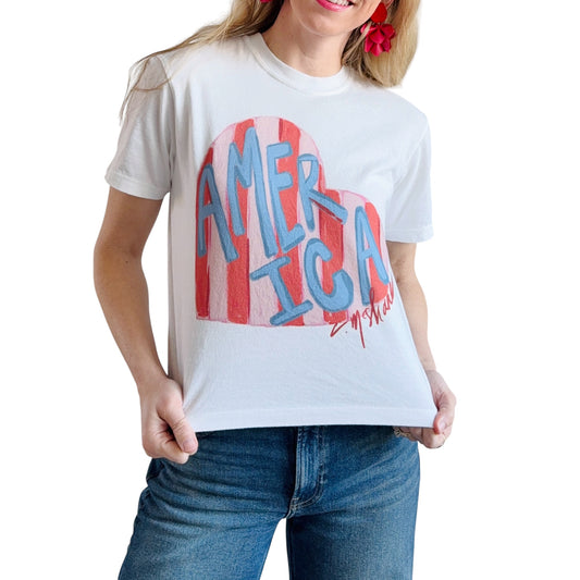 "America Love" Comfort Color Art-T-shirt
