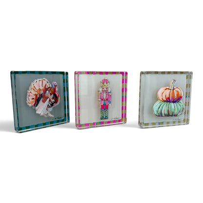 Pink Magnet Block | Interchangeable Acrylic Tabletop Display