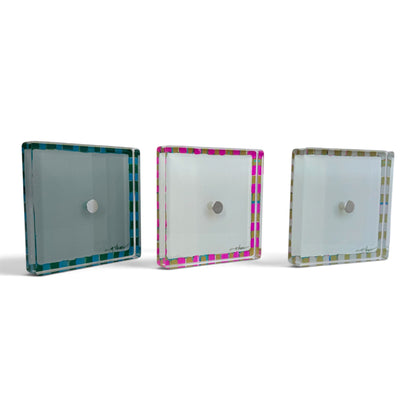 Blue & Green Magnet Block | Interchangeable Acrylic Tabletop Display