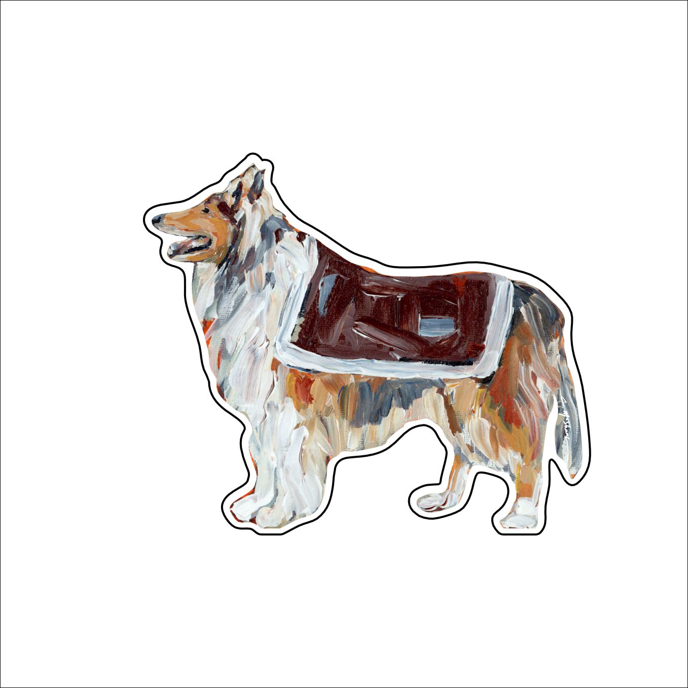 "Classic Collie" Magnet (Case of 10)
